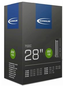 Schwalbe binnenband av15 28" smal 18/28-622 22/25-630