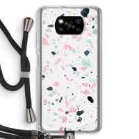 Terrazzo N°3: Xiaomi Poco X3 NFC Transparant Hoesje met koord