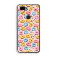 Pink donuts: Google Pixel 3a Transparant Hoesje