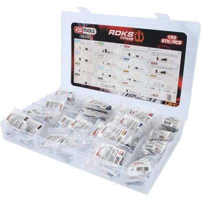 KS Tools 149.0100 RDKS / TPMS serviceassortiment voor bandenspanningscontrolesystemen, 150-delig