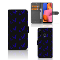 Samsung Galaxy A20s Telefoon Hoesje Vlinder Patroon - thumbnail