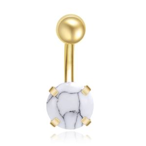 Edelstaal Navelpiercing LGT JWLS - Howliet & Goud