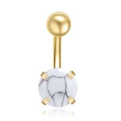 Edelstaal Navelpiercing LGT JWLS - Howliet & Goud