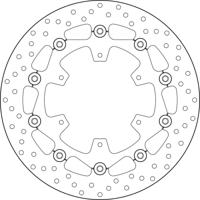 BREMBO Serie Oro remschijf, remschijven voor de moto, zwevend 78B408A8 BREMBO Serie Oro remschijf, remschijven voor de moto, zwevend 78B408A8