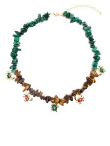 Eshvi collier Sea Animal - Marron