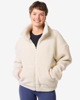 HEMA Dames sherpa jas creme (creme)