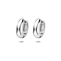 Gerhodineerd Zilveren Klapoorringen - 15x6mm - 925 Zilver