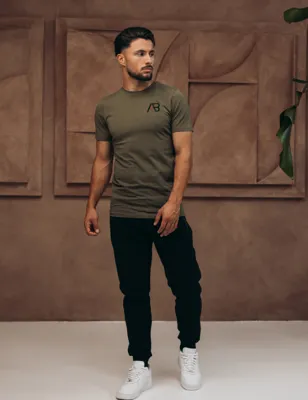 AB Lifestyle Essential T-Shirt Heren Groen - Maat XS - Kleur: Groen | Soccerfanshop