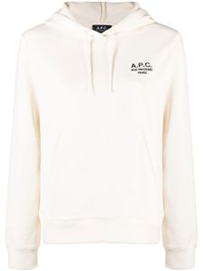 A.P.C. hoodie Manuela à lien de resserrage - Tons neutres