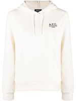 A.P.C. hoodie Manuela à lien de resserrage - Tons neutres