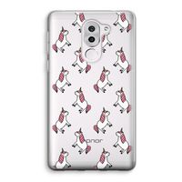 Eenhoorns overal: Honor 6X Transparant Hoesje