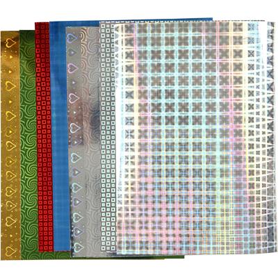 Creativ Company Holografisch papier, a4, vel 210x297 mm, 120 gr, 8 div vellen/ 1 doos