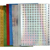 Creativ Company Holografisch papier, a4, vel 210x297 mm, 120 gr, 8 div vellen/ 1 doos