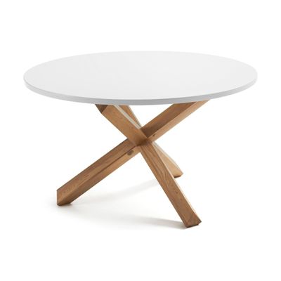 Kave Home Lotus eettafel Ø120 cm Wit