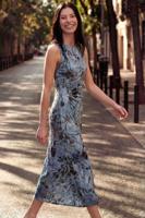 Lange oosterse jurk - BLUE - XL