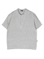 Il Gufo chemise imprimée à manches courtes - Gris