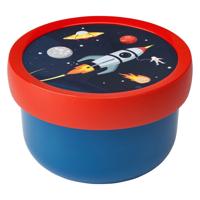 Mepal campus fruitbox space 300 ml rood/blauw