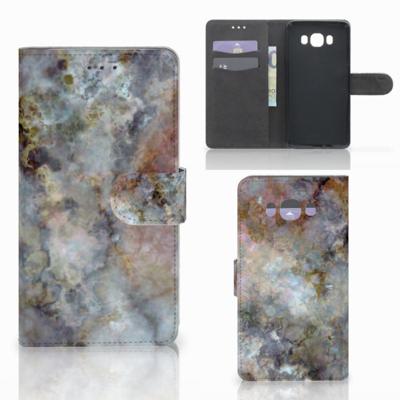 Samsung Galaxy J7 2016 | Bookcase | Marmer Grijs