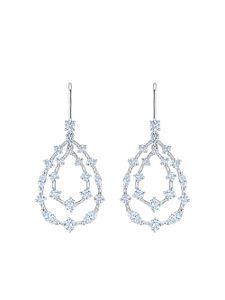 KWIAT boucles d'oreilles Starry Night en or blanc 18ct ornées de diamants - Argent