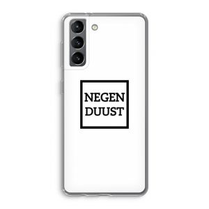 Negenduust vierkant: Samsung Galaxy S21 Transparant Hoesje