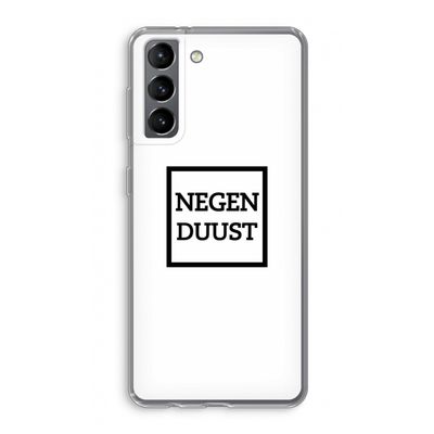 Negenduust vierkant: Samsung Galaxy S21 Transparant Hoesje