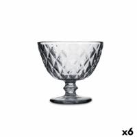 Glas voor ijs en milkshakes Quid Maia Grijs Glas 300 ml (6 Stuks) - thumbnail
