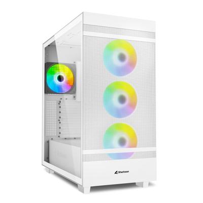 Sharkoon Rebel C50 White RGB midi tower behuizing