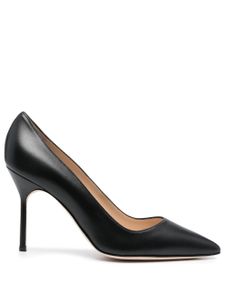 Manolo Blahnik escarpins BB 90 mm en cuir - Noir