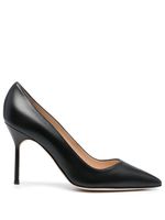 Manolo Blahnik escarpins BB 90 mm en cuir - Noir