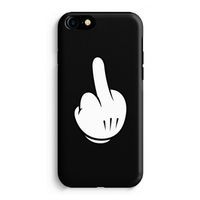 Middle finger black: iPhone 8 Tough Case