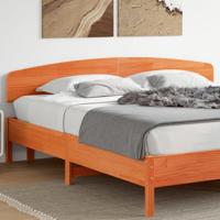Hoofdbord 200 cm massief grenenhout wasbruin