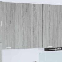 Hangkast Riga Grijs Sonoma 60 x 31 x 100 cm Bewerkt hout Hangkast Riga Grijs Sonoma 60 x 31 x 100 cm Bewerkt hout