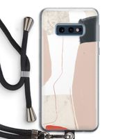 Lava: Samsung Galaxy S10e Transparant Hoesje met koord