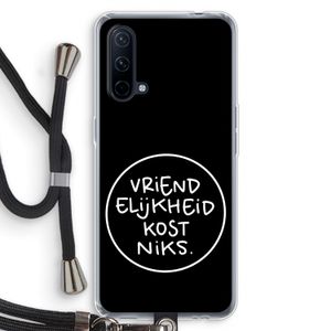 Vriendelijkheid: OnePlus Nord CE 5G Transparant Hoesje met koord