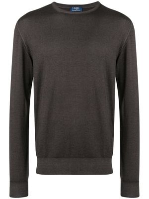 Barba pull à encolure ronde - Marron