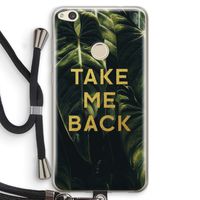 Take me back: Huawei Ascend P8 Lite (2017) Transparant Hoesje met koord