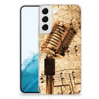 Samsung Galaxy S22 Plus | Siliconen hoesje | met foto Bladmuziek