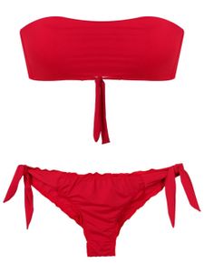 Amir Slama bikini à fronces - Rouge