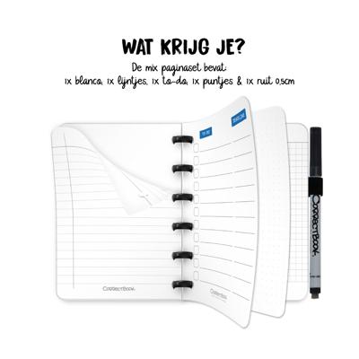 Correctbook Set Extra Pagina's- A6 - mix set