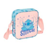 Schoudertas Lilo & Stitch Ohana Blauw 16 x 18 x 4 cm