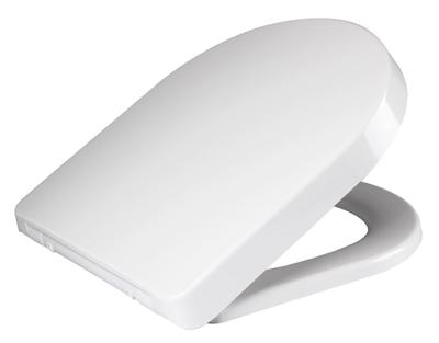 Wiesbaden DeeLine toiletzitting+deksel one-touch wit
