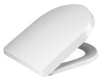 Wiesbaden DeeLine toiletzitting+deksel one-touch wit