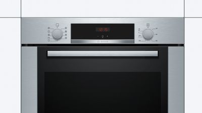 Bosch Serie 4 HBA334BS0 oven Elektrische oven 71 l 3400 W A Zwart, Roestvrijstaal
