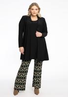 Yoek Broek bootcut JADE | Zwart | Maat 54/56