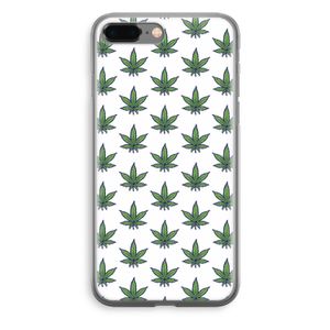 Weed: iPhone 8 Plus Transparant Hoesje