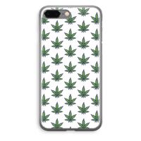 Weed: iPhone 8 Plus Transparant Hoesje