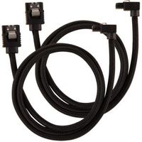Corsair CC-8900282 SATA-kabel 2 stuks 0,6m, haaks, Zwart