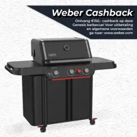 Gasbarbecue genesis e-330wr stealth met draaispit