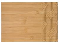 SILVERCREST Bamboe snijplank (Geometrisch patroon)