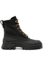 DSQUARED2 lace-up leather ankle boots - Noir